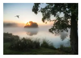 fototapeta-jezioro-poranek-we-mgle-krajobraz-natura-widok-368x254