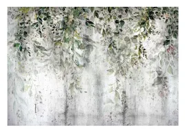 fototapeta-zielone-liscie-na-betonie-natura-tapeta-na-flizelinie-416x254