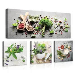 obrazki-do-kuchni-ziola-przyprawy-na-sciane-plotnie-4-obrazy-kuchenne-80x55
