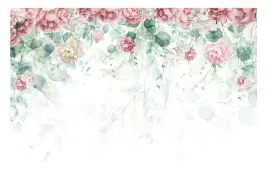fototapeta-kwiaty-liscie-wiszace-zielone-natura-roze-piwonie-tapeta-416x254