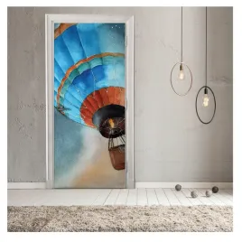 fototapeta-na-drzwi-lot-balonem-balon-dziecieca