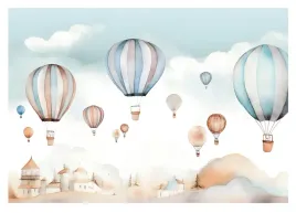 fototapeta-dla-dzieci-balony-niebo-chmury-254x184