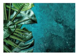 fototapeta-3d-liscie-monstera-beton-salon-520x318