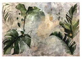 fototapeta-liscie-monstera-beton-salon-xxl-520x318
