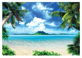 fototapeta-plaza-morze-ocean-palmy-natura-widok-tapeta-do-sypialni-368x254