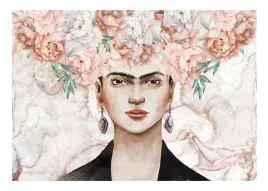 fototapeta-kwiaty-3d-frida-kahlo-kobieta-312x219