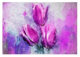 fototapeta-pastelowe-tulipany-kwiaty-beton-312x219