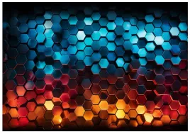 fototapeta-mlodziezowa-heksagony-3d-dla-chlopca-tapeta-na-sciane-350x250