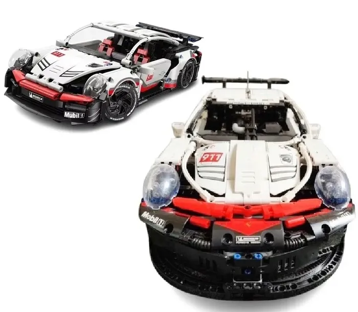 Klocki konstrukcyjne samochód sportowy porshe 1631el (1631PCS)