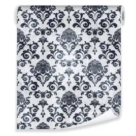 tapeta-ornament-glamour-sypialnia-na-flizleinie-sciane-tapeta-na-sciane