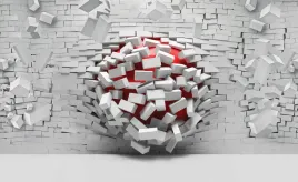 fototapeta-3d-dziura-w-scianie-kule-mur-254x184