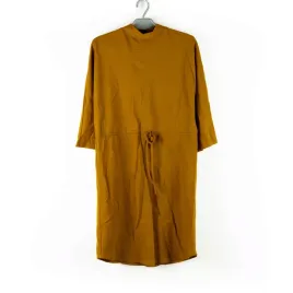 sukienka-damska-primark-musztardowa-przed-kolano-rekaw-3-4-stojka-38