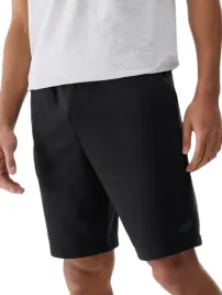 krotkie-spodenki-4f-meskie-bawelniane-czarne-sportowe-lato-shom543-20s-r-m