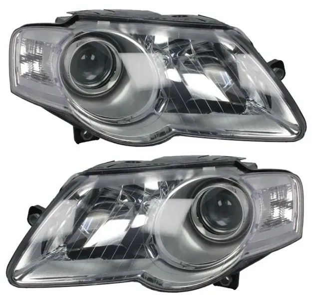 LAMPY VW PASSAT B6 2005-2011 REFLEKTORY KOMPLET LEWA + PRAWA + SILNICZKI