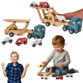 laweta-lora-drewniana-dla-dzieci-ciezarowka-holownik-4-autka-samochody