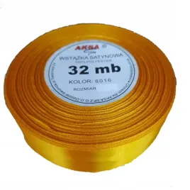 tasiemka-wsytazka-satynowa-25mm-32m-8016-zolty-cie