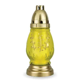 znicz-wielkanocny-pisanka-21-cm-zolty-dp78-znicz-z-wkladem-wymiennym