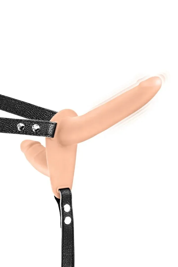 double-strap-on-vibrating-flesh-strap-on-dildo