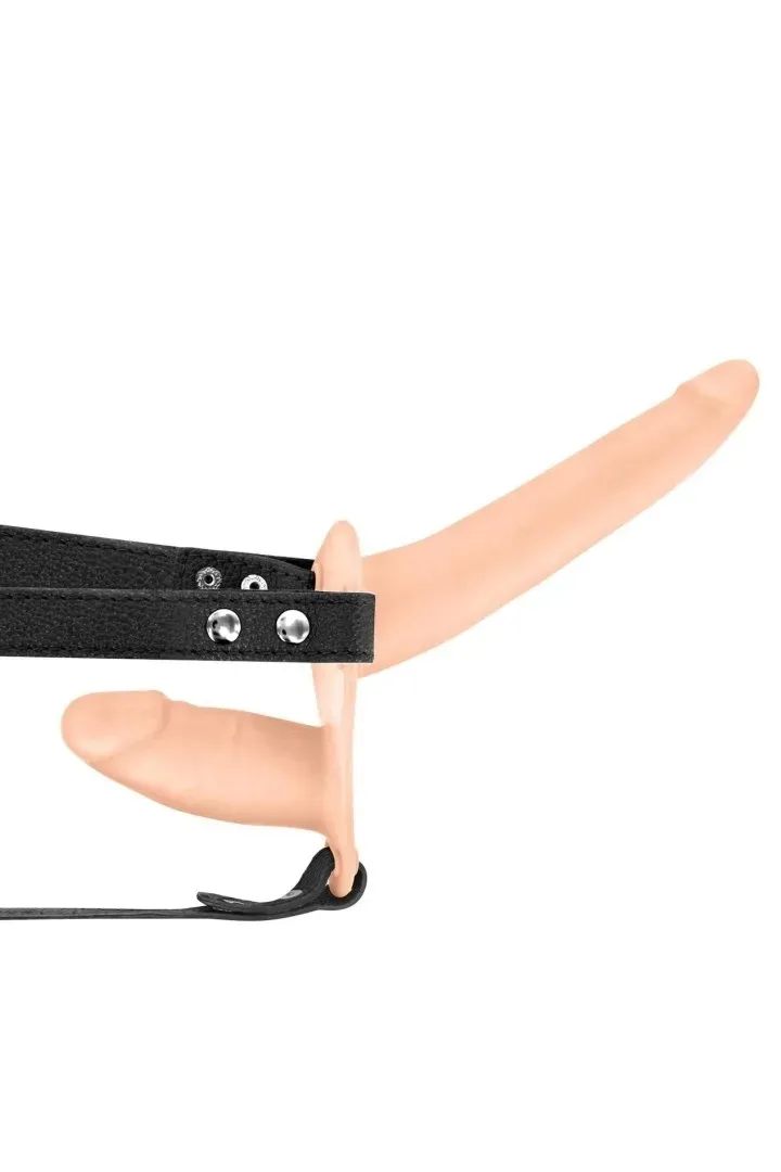 double-strap-on-vibrating-flesh-strap-on-dildo