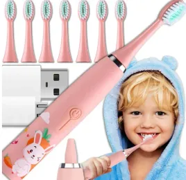 szczoteczka-soniczna-do-zebow-dla-dzieci-heelly-rozowa-8-glowek-elektryczna