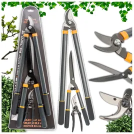 sekator-do-galezi-ogrodowy-reczny-zestaw-sekatorow-nozyc-3szt-dlugi-krotki