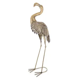 figurka-flaming-figura-metalowa-zlota-ogrod-figurka-do-ogrodu-dekoracja