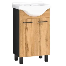 szafka-lazienkowa-z-umywalka-stojaca-pod-umywalke-dab-wotan-czarna-50-cm