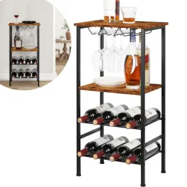 stojak-regal-na-wino-wolnostojacy-4-poziomy-uchwyt-na-szklo-drewniany-blat