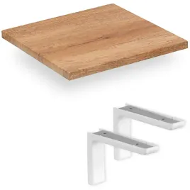 polka-wiszaca-do-salonu-na-ksiazki-lazienkowa-dab-mdf-35x35-wsporniki
