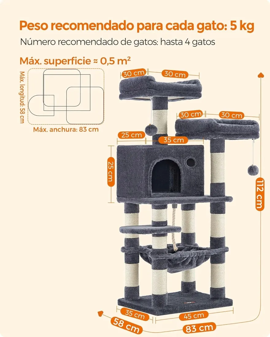 drapak-wysoki-feandrea-101-160-cm-stan-nowy