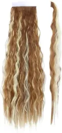 przedluzanie-wlosow-kucyka-60-cm-dlugie-fale-syntetyczne-blond-szatyn