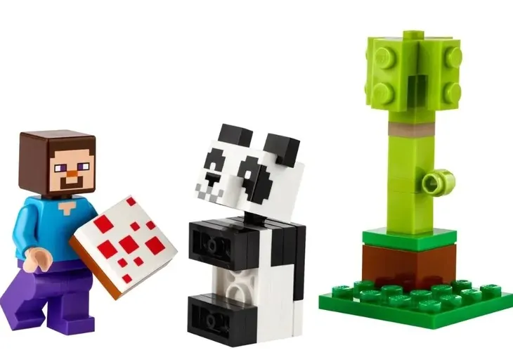 klocki-minecraft-30672-steve-i-mala-panda-lego-plec-chlopcy-dziewczynki