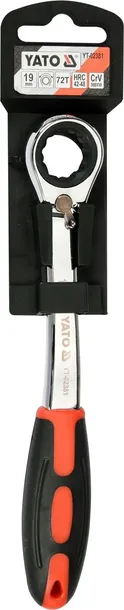 klucz-oczkowy-odgiety-yato-19-mm-z-grzechotka-72-zeby-crv-yt-02381-stan-nowy