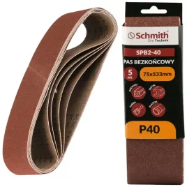 schmith-pas-bezkoncowy-tasma-papier-scierny-p40-75x533-5szt-szli-tasmowa