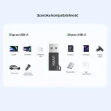 unitek-adapter-usb-a-do-usb-c-10gbps-czarny-a1049abk01-stan-nowy-marka-unitek