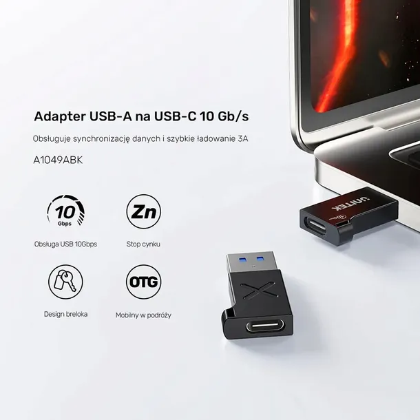 unitek-adapter-usb-a-do-usb-c-10gbps-czarny-a1049abk01-kod-producenta-a1049abk01-marka-unitek