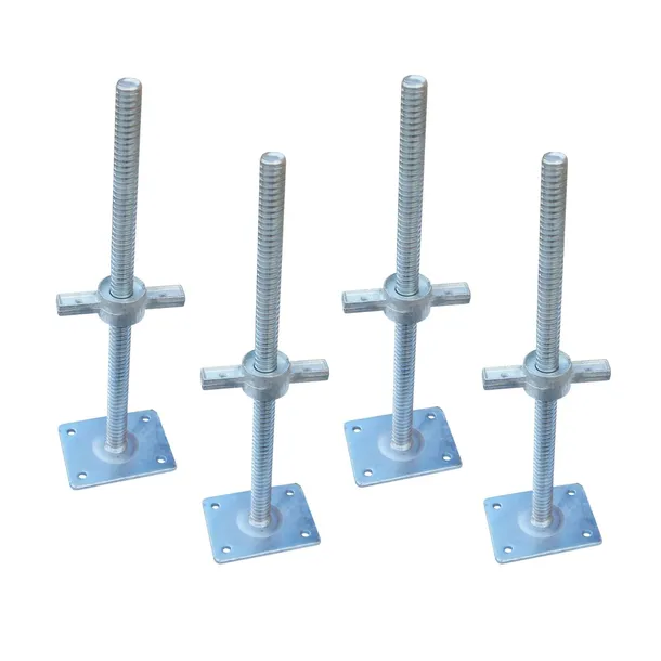 Stopy do rusztowań warszawskich GP-System 60cm x4szt PEŁNY PRĘT