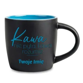kubek-grawer-niebieski-mat-kawa-nie-pyta-kawa-rozumie-imie-dla-kawosza
