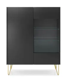witryna-barek-wt-97-harmon-grafit-blat-marmur