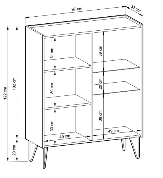 witryna-barek-wt-97-harmon-grafit-blat-marmur-kolor-mebla-grafit