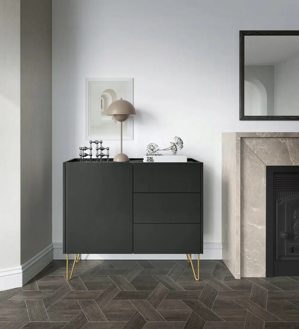 witryna-barek-wt-97-harmon-grafit-blat-marmur
