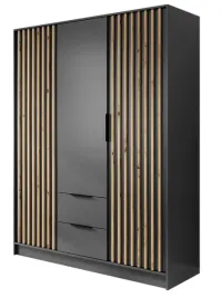 szafa-uchylna-letto-155-3d-grafit-lamele-szuflady