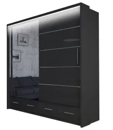 szafa-arko-przesuwna-z-lustrem-200-czarna-led