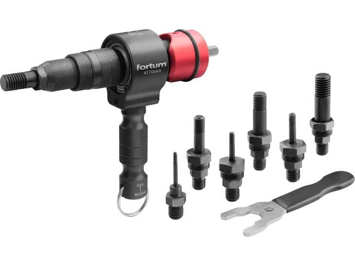 NITOWNICA ADAPTER NA WKRĘTARKĘ DO NITONAKRETEK M3-M12 PROFESJONALNA RĄCZKA