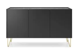 komoda-harmon-k-144-grafit-blat-marmur-nowoczesna