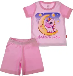 pizama-pizamka-krotki-rekaw-z-napisami-kucyk-pony-jasny-roz-110-klekle