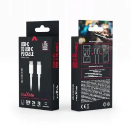 kabel-maxlife-usb-typ-c-usb-typ-c-2-m-bialy