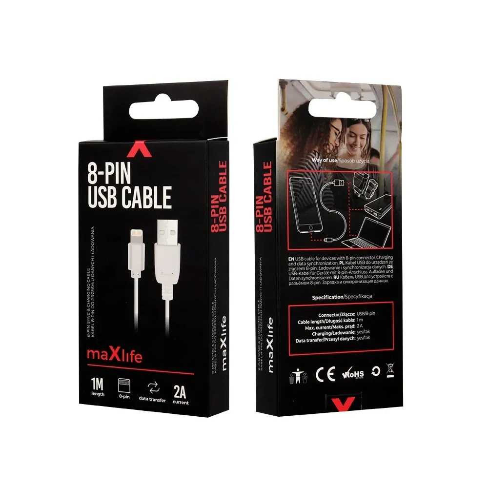maxlife-kabel-usb-apple-lightning-1m-1a-stan-nowy