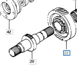 zebatka-skrzyni-biegow-suzuki-samurai-2921180050-29211-80050