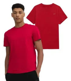 4f-koszulka-czerwona-bawelniana-4fss23ttshm536-62s-t-shirt-r-s